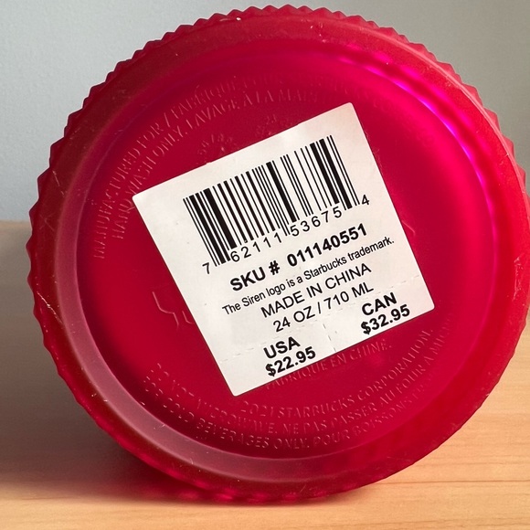 Studded Soft Touch Starbucks 2023 Mother's Day Ruby Pink Venti Tumbler Cold Cup - Picture 7 of 8